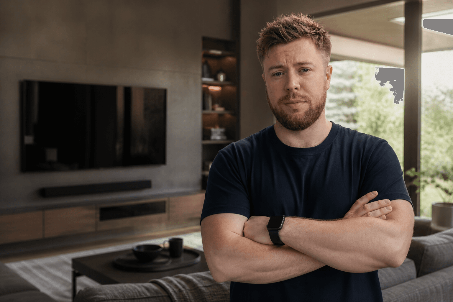Founder Pavlo in a premium residential setting